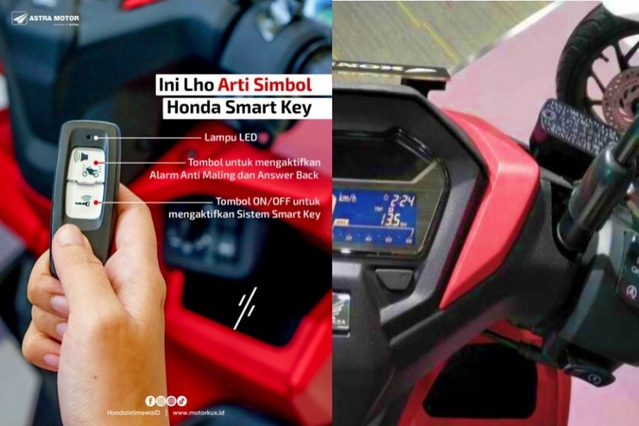 Honda Smart Key pada Vario 160