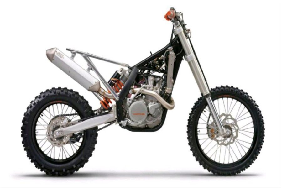 ilustrasi rangka motor trail. pict by bukalapak.com