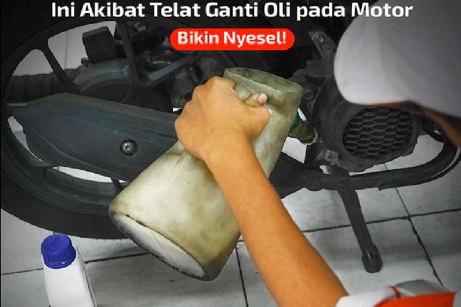 telat ganti oli honda