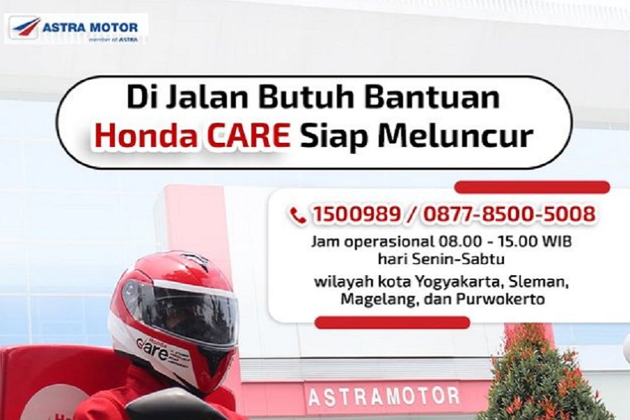 Honda Care: Siap Meluncur Ketika Dibutuhkan di Jalan