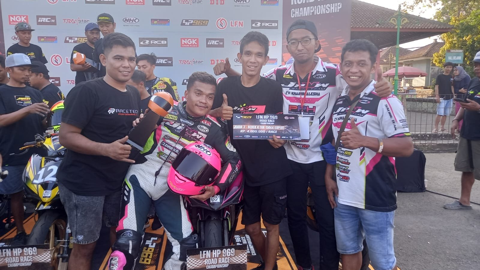 LFN HP969 Road Race Purwokerto Konsisten di Depan, Kiki Manurung Podium Race 1 MP1