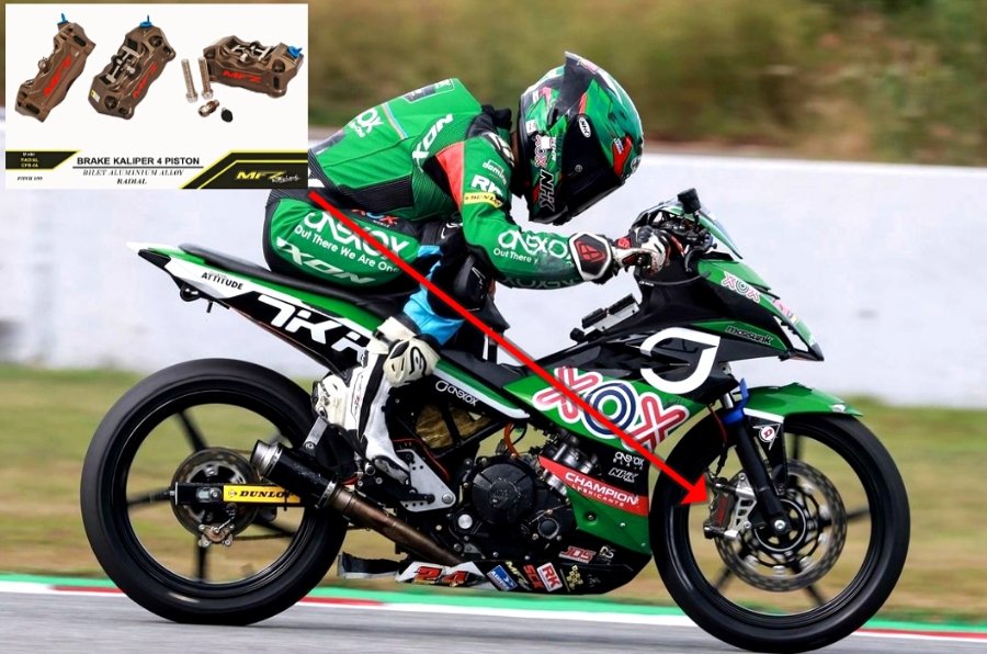 Kaliper By MFZ Racing di Motor TKKR Racing