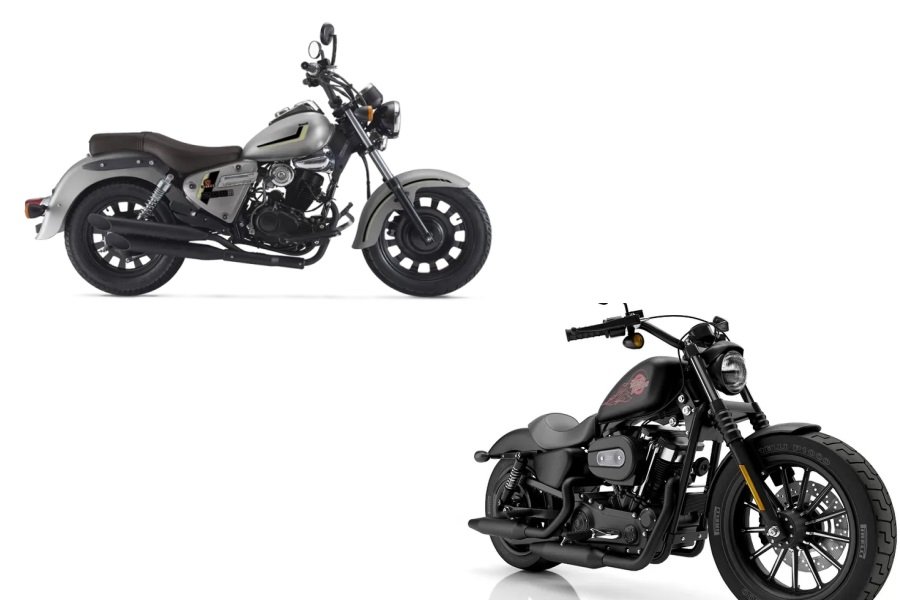 Perbandingan Motor Cruiser: Honda Phantom TA200 vs. Harley-Davidson Iron 883
