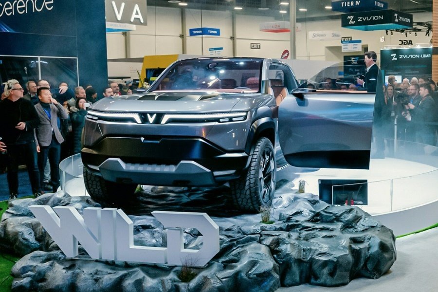 Terbaru! VinFast Memperkenalkan Pikap Listrik VF Wild, di CES 2024