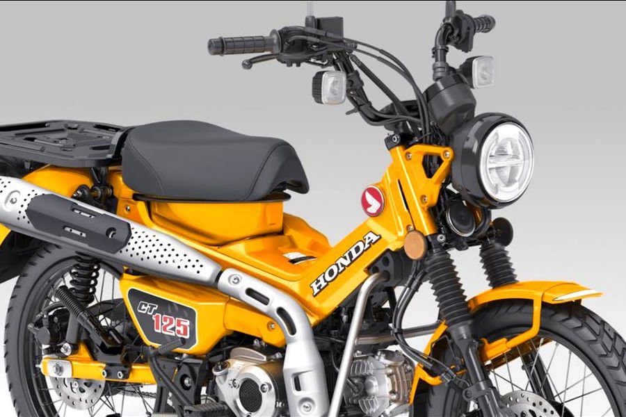 Honda CT125 2024 Yellow SunGlow Motor Bebek Terjangkau