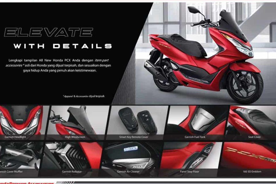 Aksesoris Honda ADV 160 Daftar Harga dan Fitur Terbaru