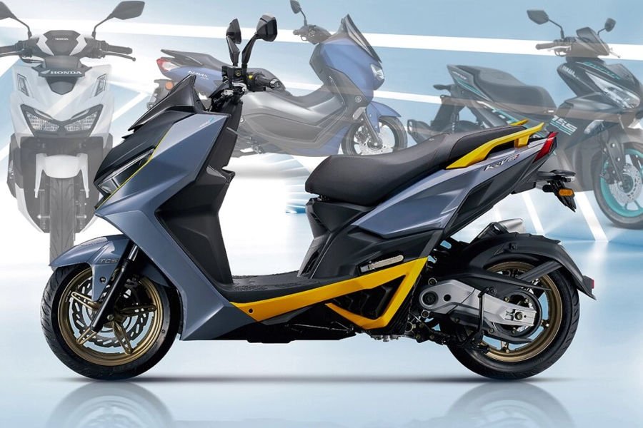 Kymco K-MAX KRV 180 Skutik dengan Desain Maxi Performa Full