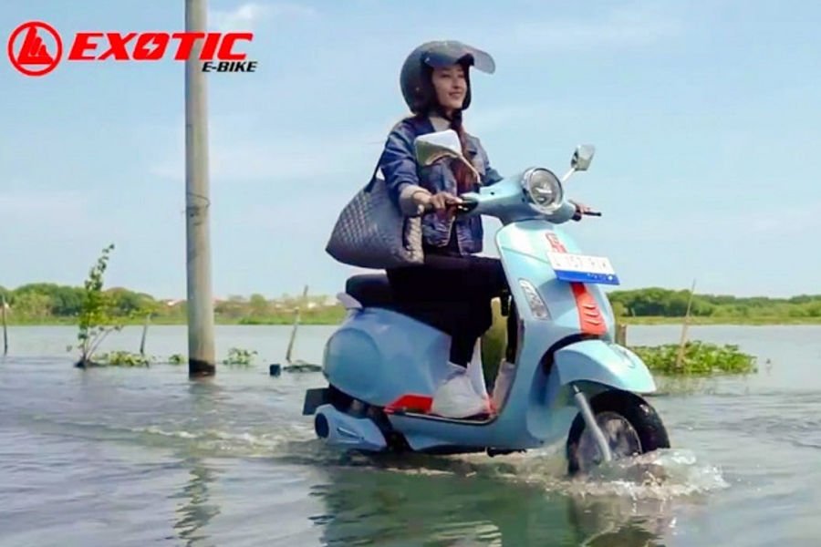 Sprinter Pro Max Motor Listrik Mirip Vespa, Harga Terjangkau