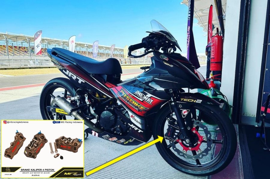 Kaliper By MFZ Racing di Motor One Way Lubricant Racing
