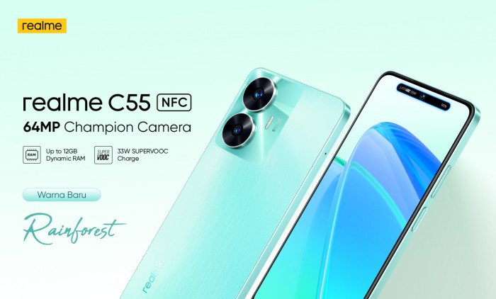 Realme C55 NFC, Ponsel Canggih dengan Harga Murah, Mau