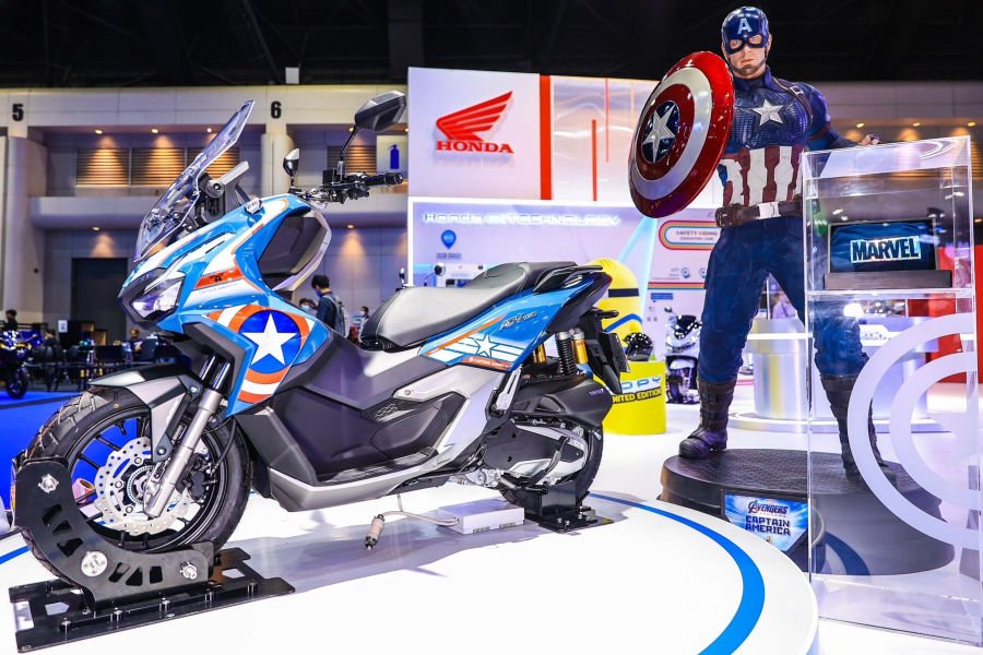 Honda ADV 160 Limited Edition Captain America dan Ironman