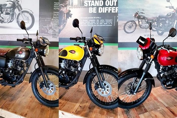 Model Baru Kawasaki W175 dengan Injeksi Bahan Bakar
