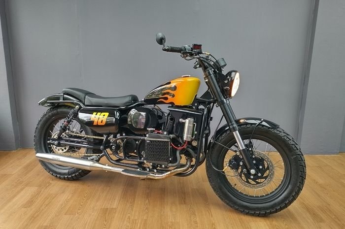 Modifikasi Yamaha NMAX Menjadi Bobber Keren