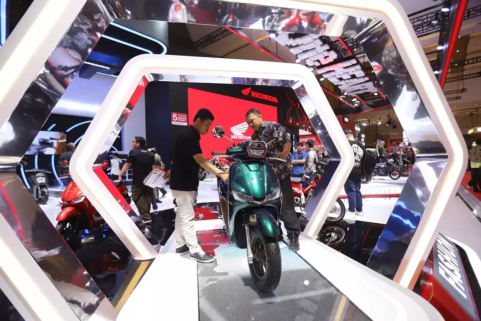 Penampilan Perdana Honda Stylo 160 Memikat Pengunjung IIMS 2024