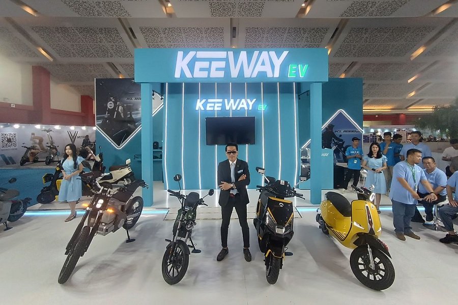 4 Motor Listrik Terbaru Keeway di PEVS 2024, Termasuk Model Premium