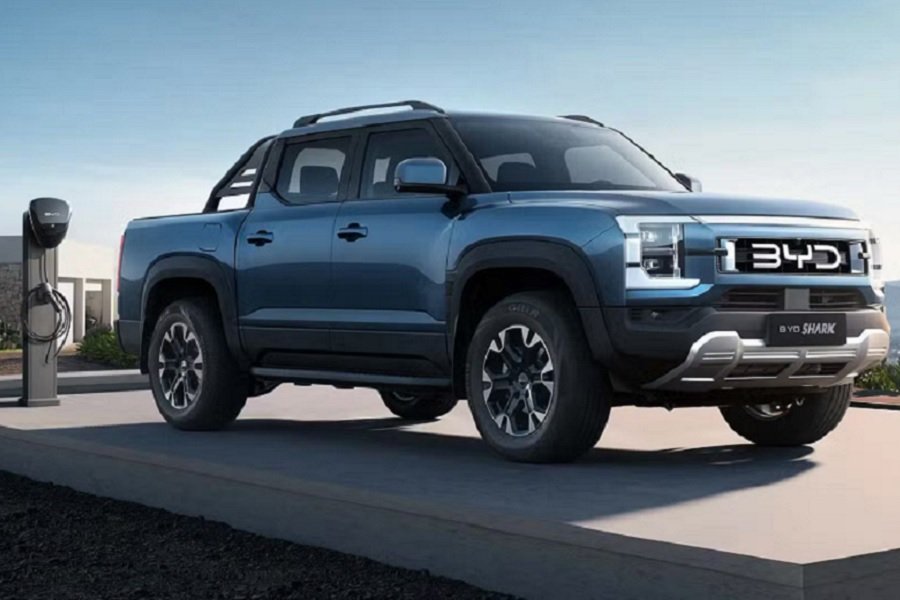 BYD Shark Pickup Double Cabin Listrik Tangguh dengan Teknologi Off-Road Terbaru!