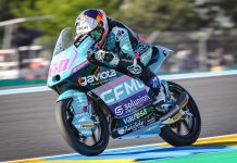 Kecepatan Kilat! David Alonso Duet CFMoto Aspar Menguasai Sirkuit Le Mans di Latihan Pertama Moto3 Prancis 2024
