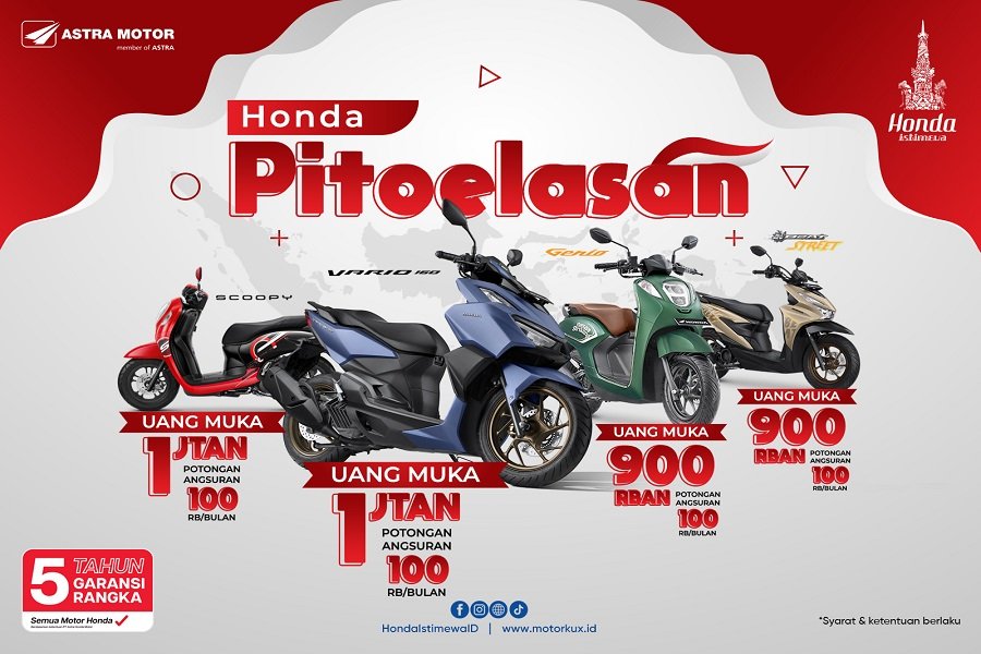 Promo Merdeka Astra Cicilan Honda Mulai Rp 25.000hari!