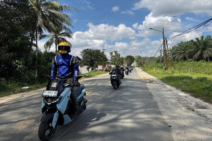 NMAX Turbo Jelajahi IKN dan Sungai Mahakam Touring Epik di Kalimantan Timur