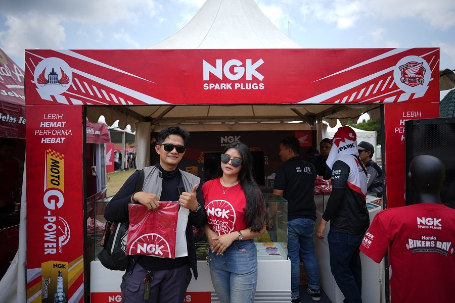 Bikers Berbondong-bondong! NGK Busi Tampil Menggembirakan di Honda Bikers Day 2024!