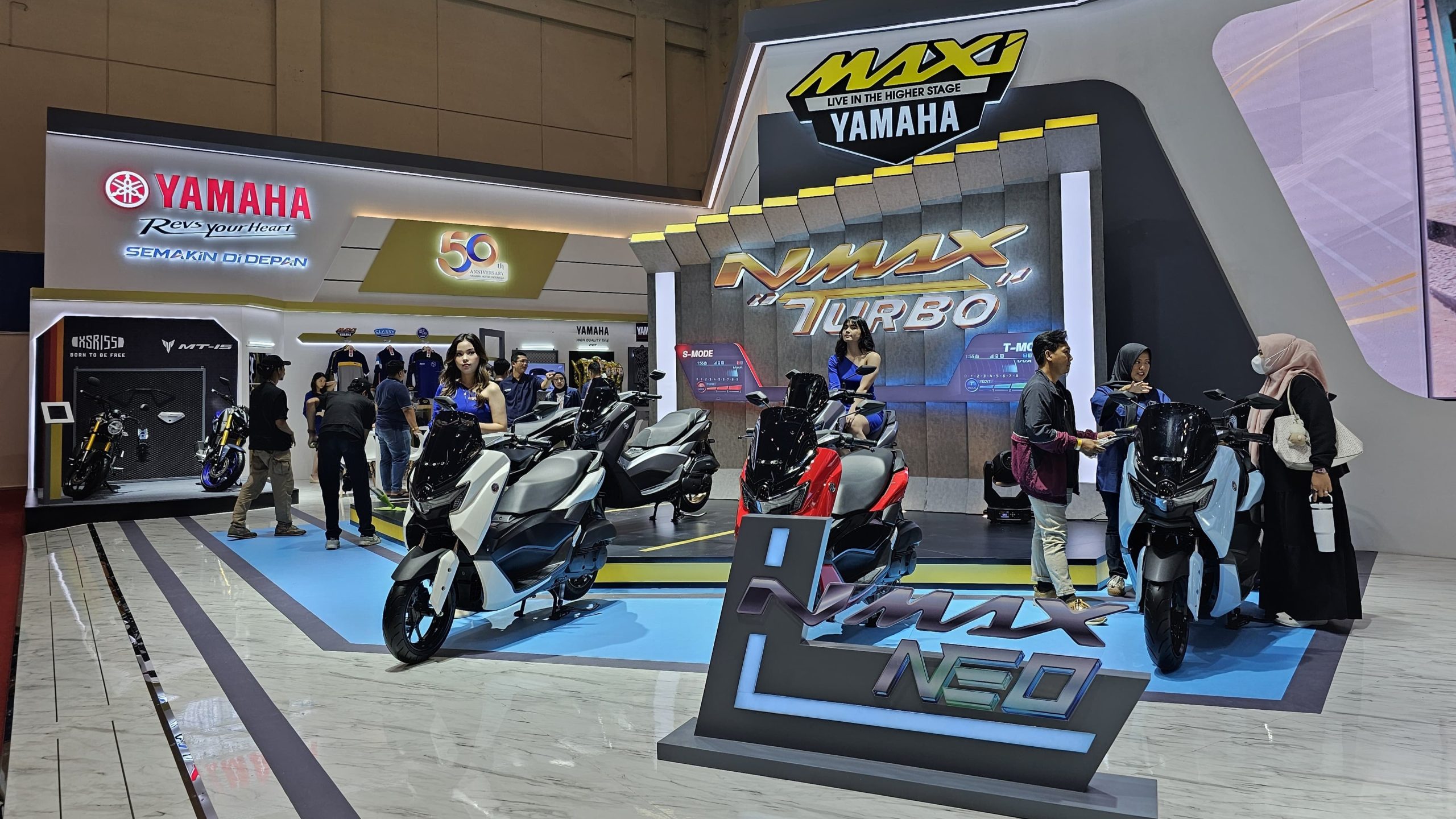 Yamaha IMOS 2024 NMAX NEO Meledak Terjual, Grand Filano Warna Baru Bikin Heboh!