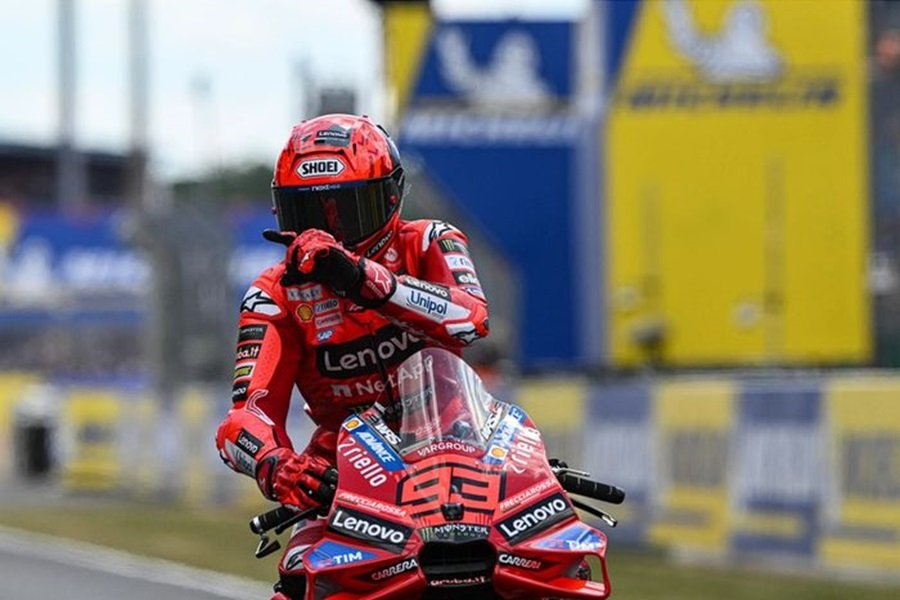 Marc Marquez Rebut Posisi Puncak Klasemen MotoGP Setelah Balapan Dramatis di Le Mans