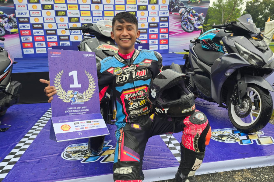 Alfarezy Menangi Kelas Matic Aerox