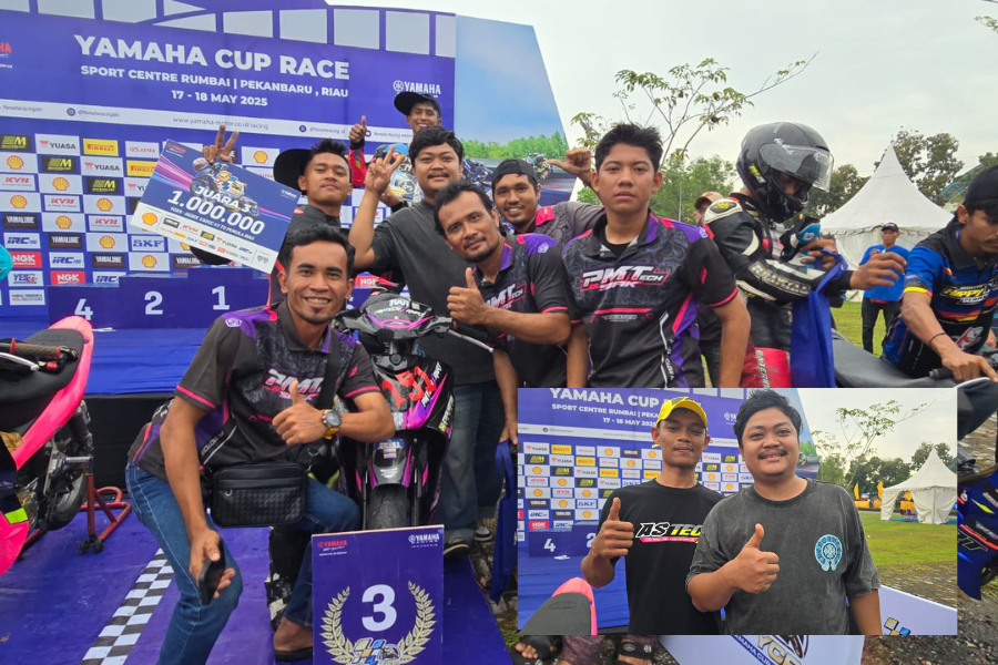 PMTECH Siak Sabet Podium di Yamaha Cup Race