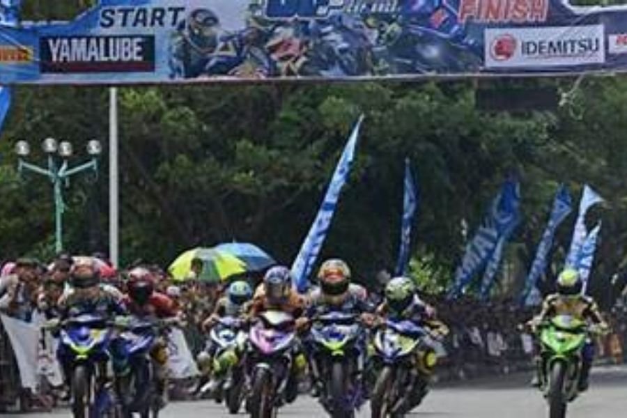 Yamalube Turbo Matic Drag Battle YCR 2025 Bulukumba: Panasnya Persaingan di Kelas YTMDB-1 Bracket 5 (YIMM BIKE)