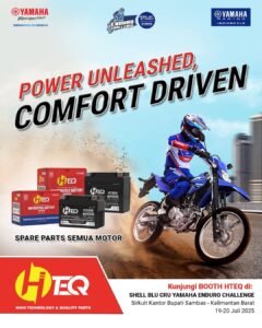 HTEQ Siap Guncang YEC Seri 2 Sambas! Sparepart Tangguh Biar Motor Makin Gasspol!