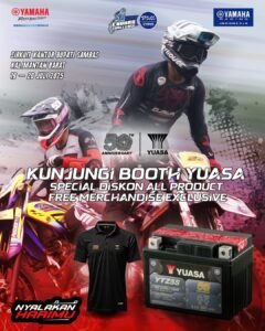 Booth YUASA Siap Kasih Kejutan Seru di YEC Seri 2 Sambas! Energi Baru Buat Kamu yang Datang!
