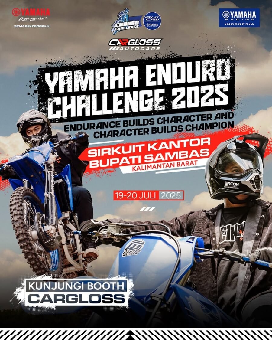 Cargloss Siap Lindungi Para Rider di YEC Seri 2 Sambas! Helm Gaya Ekstrem untuk Jalur Ekstrem!