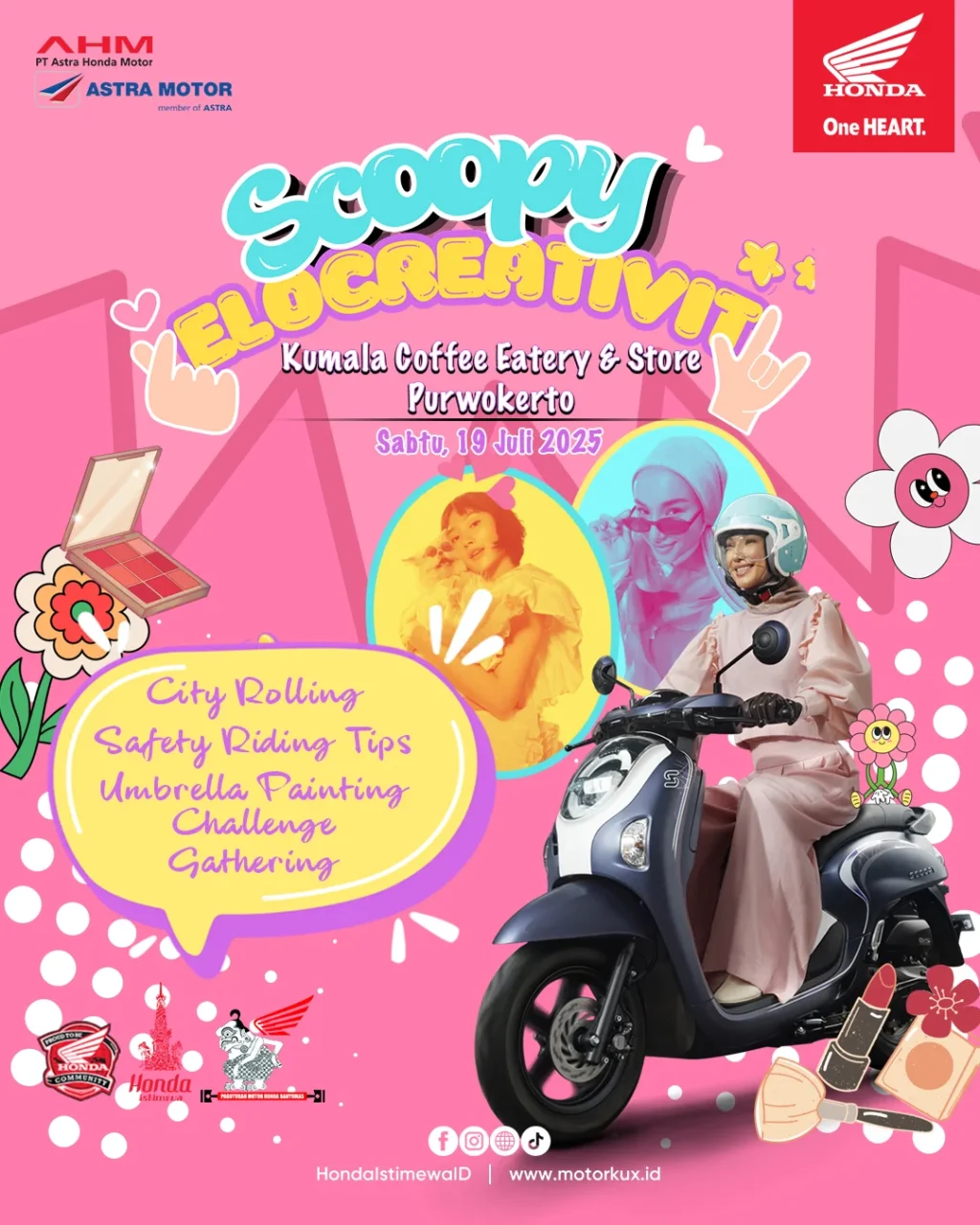 Bukan Cuma Nongkrong! Ini Keseruan Acara Scoopy Velocrativity Purwokerto, Bikin Kamu Lupa Cari Pacar Baru!