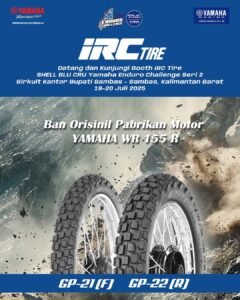 Booth IRC Tire Siap Gebrak YEC Seri 2 Sambas! Buktikan Ketangguhan Ban Balap di Medan Ekstrem!