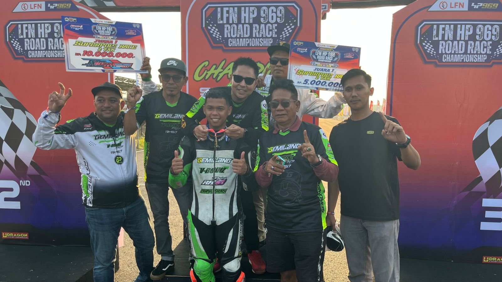Willman Hammar Gemilang! Kemenangan Spesial di Superpole Underbone 130 LFN Mijen 2025
