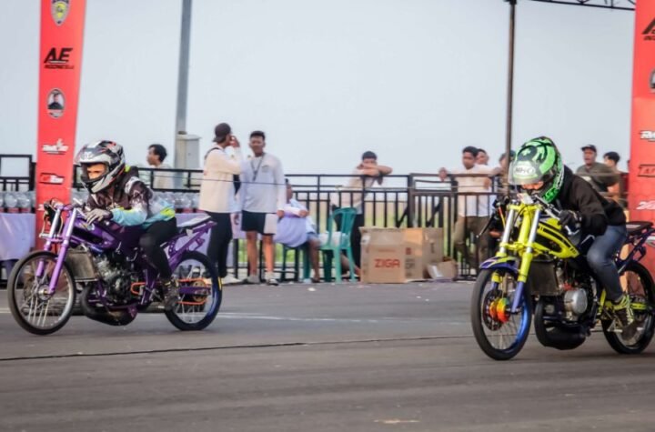 Jalan Soekarno Hatta Mungkid Magelang Jadi Sirkuit Drag Bike Championship 2025
