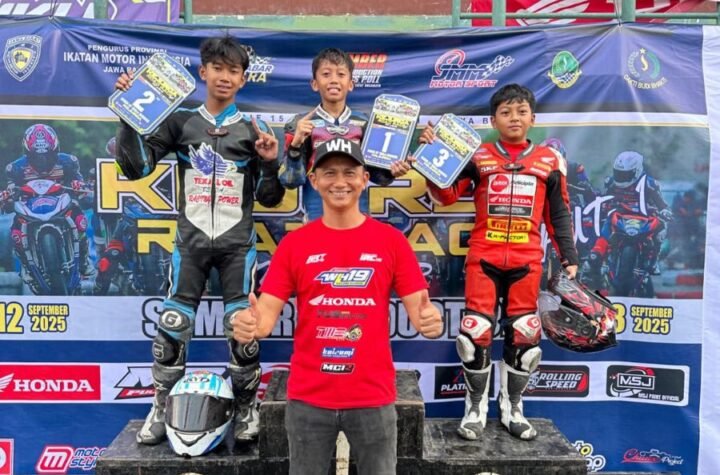 Prestasi Gemilang! Pembalap Muda WH19 Racing School Kuasai Podium Kejurda Road Race Jabar 2025