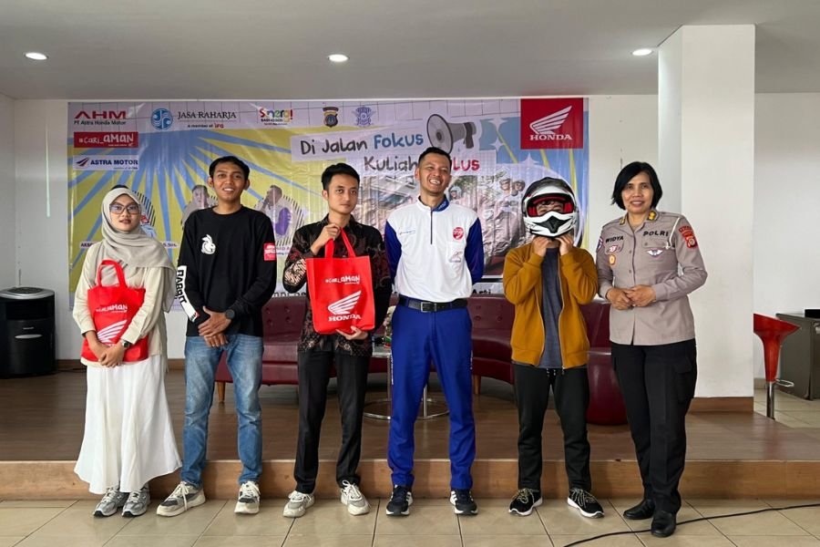 Di Jalan Fokus, Kuliah Mulus: Astra Motor Yogyakarta Ajak Generasi Muda Utamakan Safety Riding