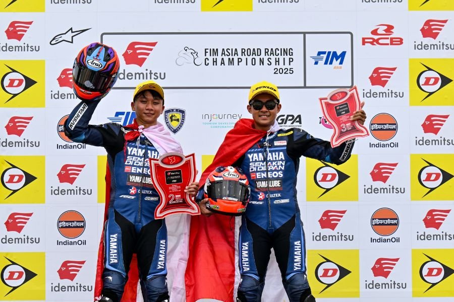 Bersejarah di Mandalika, Yamaha Racing Indonesia Raih Double Podium Perdana di Kelas SS600 ARRC 2025
