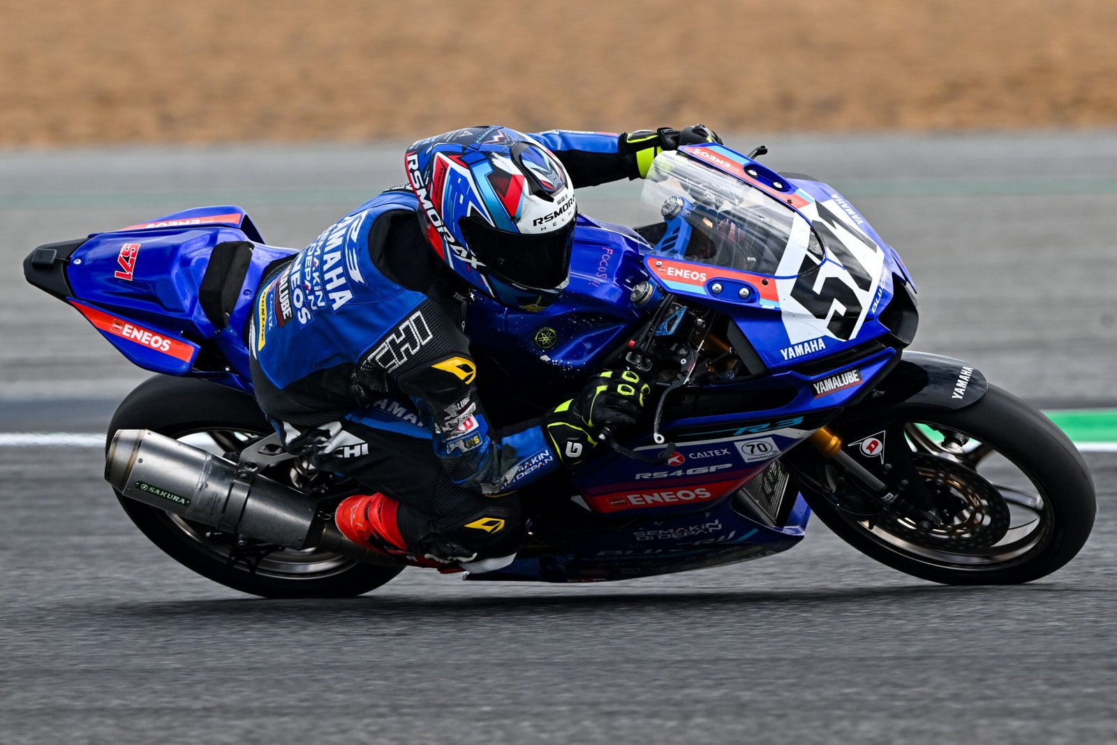 Muhammad Fadhil Musyavi saat tampil di seri 6 ARRC 2025 di Chang International Circuit Buriram Thailand